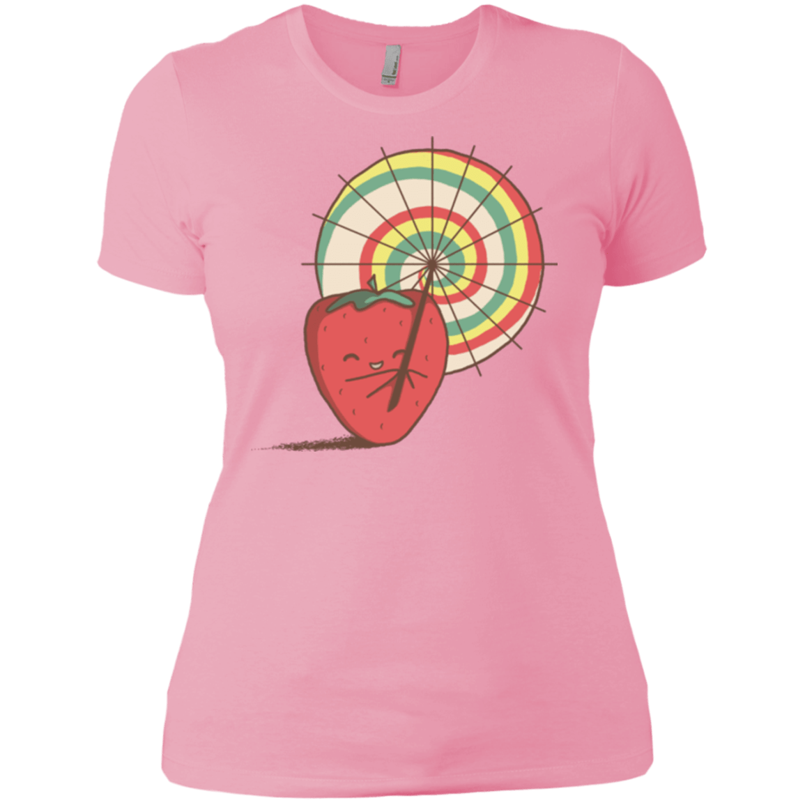 T-Shirts Light Pink / X-Small Strawberry Frye Women's Premium T-Shirt