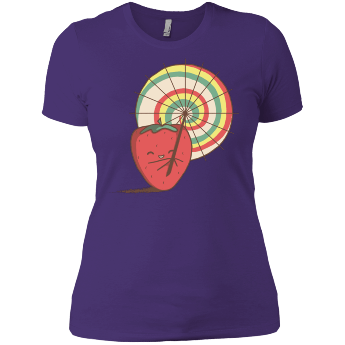 T-Shirts Purple / X-Small Strawberry Frye Women's Premium T-Shirt