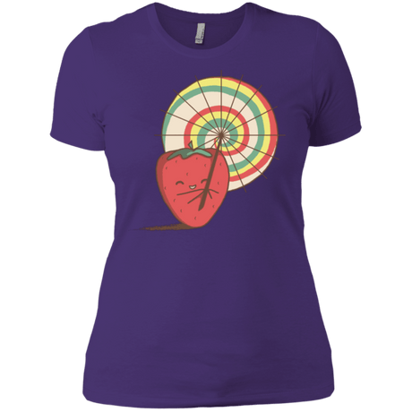 T-Shirts Purple / X-Small Strawberry Frye Women's Premium T-Shirt