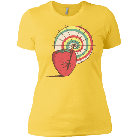 T-Shirts Vibrant Yellow / X-Small Strawberry Frye Women's Premium T-Shirt