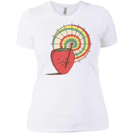 T-Shirts White / X-Small Strawberry Frye Women's Premium T-Shirt