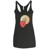 T-Shirts Vintage Black / X-Small Strawberry Frye Women's Triblend Racerback Tank