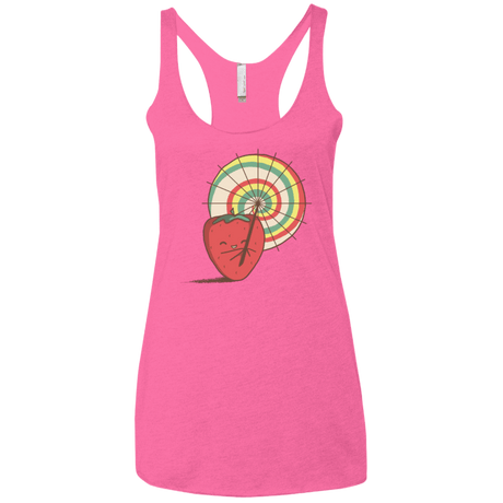 T-Shirts Vintage Pink / X-Small Strawberry Frye Women's Triblend Racerback Tank