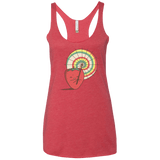 T-Shirts Vintage Red / X-Small Strawberry Frye Women's Triblend Racerback Tank