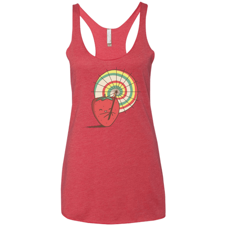 T-Shirts Vintage Red / X-Small Strawberry Frye Women's Triblend Racerback Tank