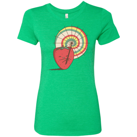 T-Shirts Envy / Small Strawberry Frye Women's Triblend T-Shirt