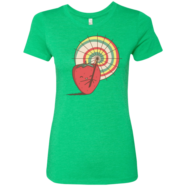 T-Shirts Envy / Small Strawberry Frye Women's Triblend T-Shirt