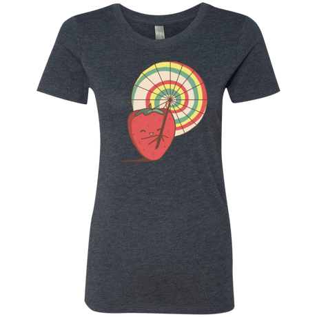 T-Shirts Vintage Navy / Small Strawberry Frye Women's Triblend T-Shirt