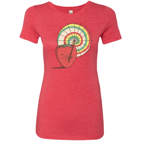 T-Shirts Vintage Red / Small Strawberry Frye Women's Triblend T-Shirt