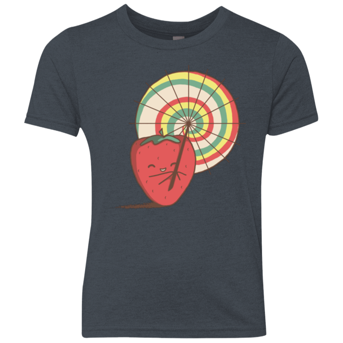 T-Shirts Vintage Navy / YXS Strawberry Frye Youth Triblend T-Shirt