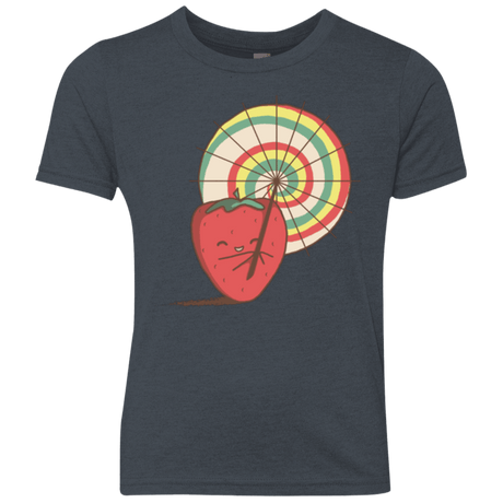 T-Shirts Vintage Navy / YXS Strawberry Frye Youth Triblend T-Shirt