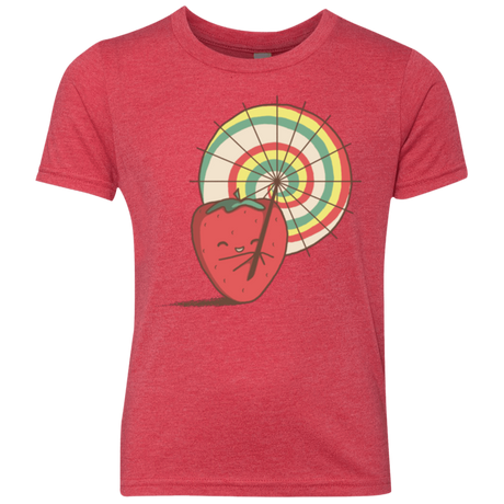 T-Shirts Vintage Red / YXS Strawberry Frye Youth Triblend T-Shirt