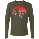 T-Shirts Military Green / Small Stray dog mugan Men's Premium Long Sleeve