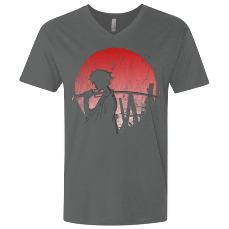 T-Shirts Heavy Metal / X-Small Stray dog mugan Men's Premium V-Neck