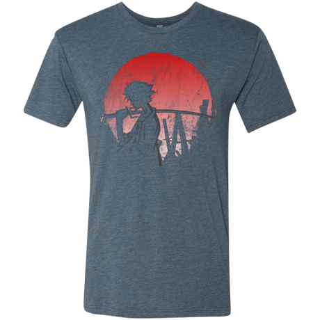 T-Shirts Indigo / Small Stray dog mugan Men's Triblend T-Shirt