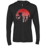 T-Shirts Vintage Black / X-Small Stray dog mugan Triblend Long Sleeve Hoodie Tee