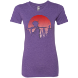 T-Shirts Purple Rush / Small Stray dog mugan Women's Triblend T-Shirt