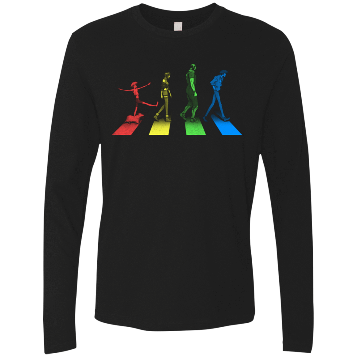 T-Shirts Black / Small Stray Dog Strut Men's Premium Long Sleeve