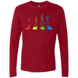 T-Shirts Cardinal / Small Stray Dog Strut Men's Premium Long Sleeve