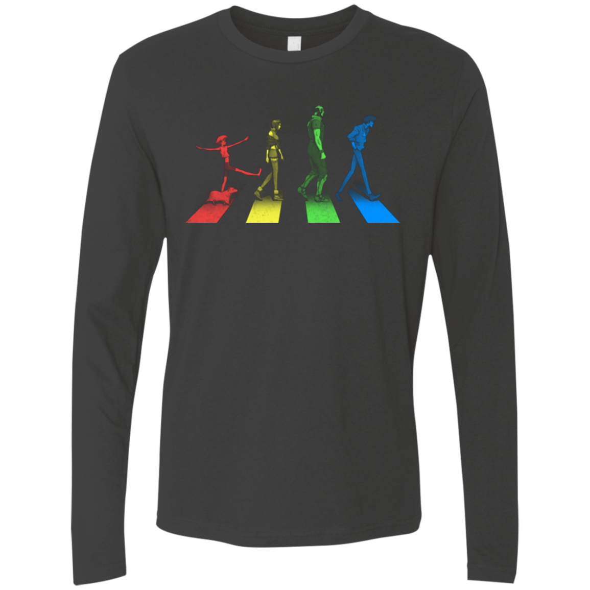 T-Shirts Heavy Metal / Small Stray Dog Strut Men's Premium Long Sleeve