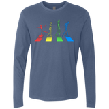 T-Shirts Indigo / Small Stray Dog Strut Men's Premium Long Sleeve