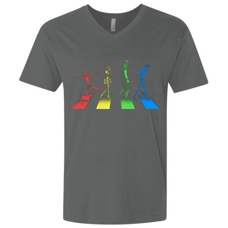 T-Shirts Heavy Metal / X-Small Stray Dog Strut Men's Premium V-Neck