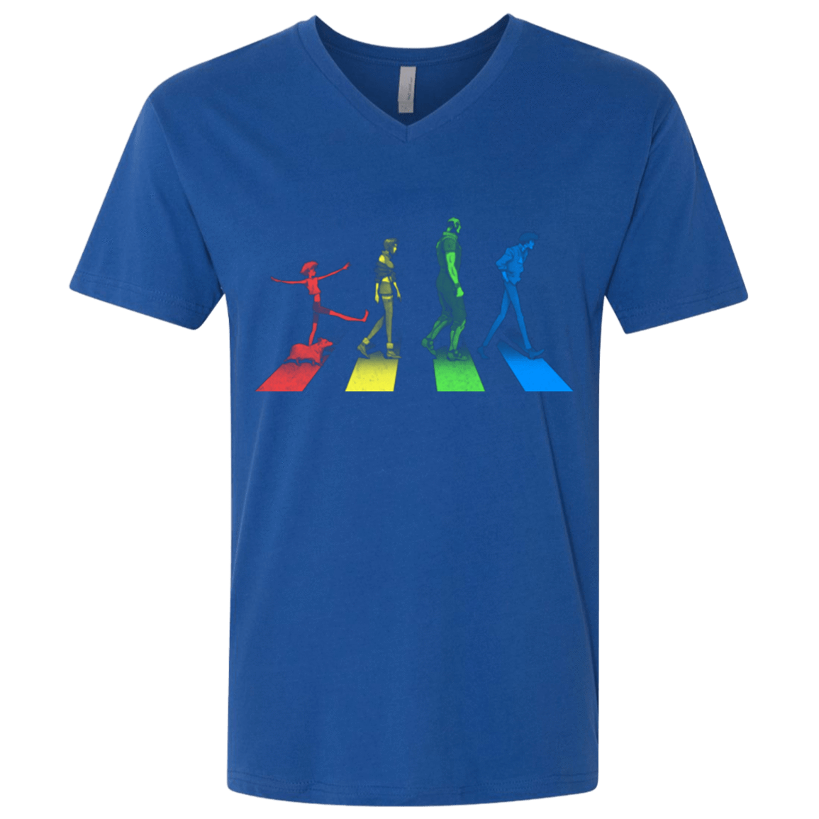 T-Shirts Royal / X-Small Stray Dog Strut Men's Premium V-Neck