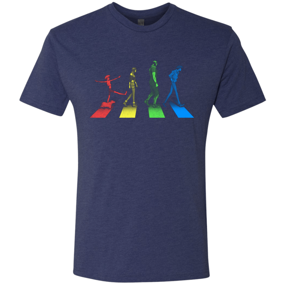 T-Shirts Vintage Navy / Small Stray Dog Strut Men's Triblend T-Shirt