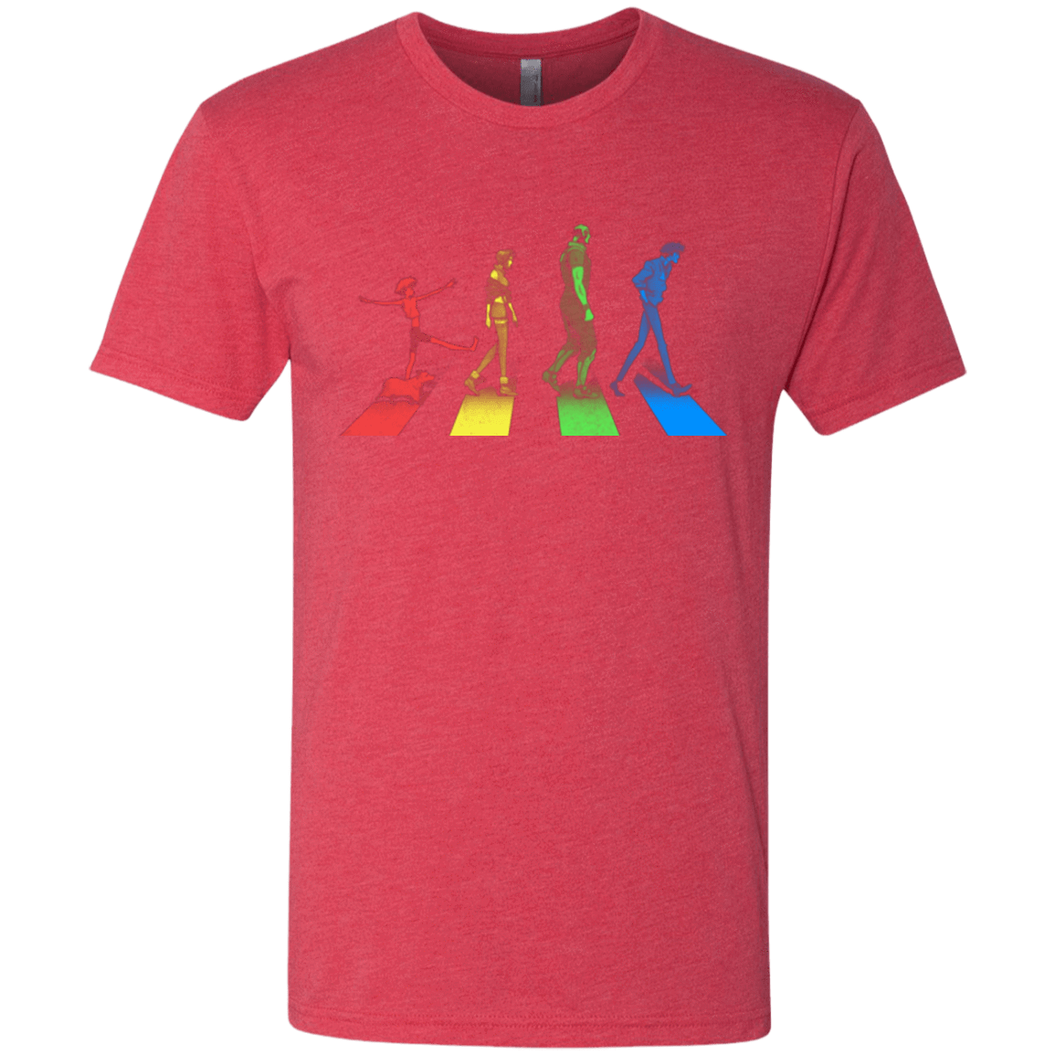 T-Shirts Vintage Red / Small Stray Dog Strut Men's Triblend T-Shirt