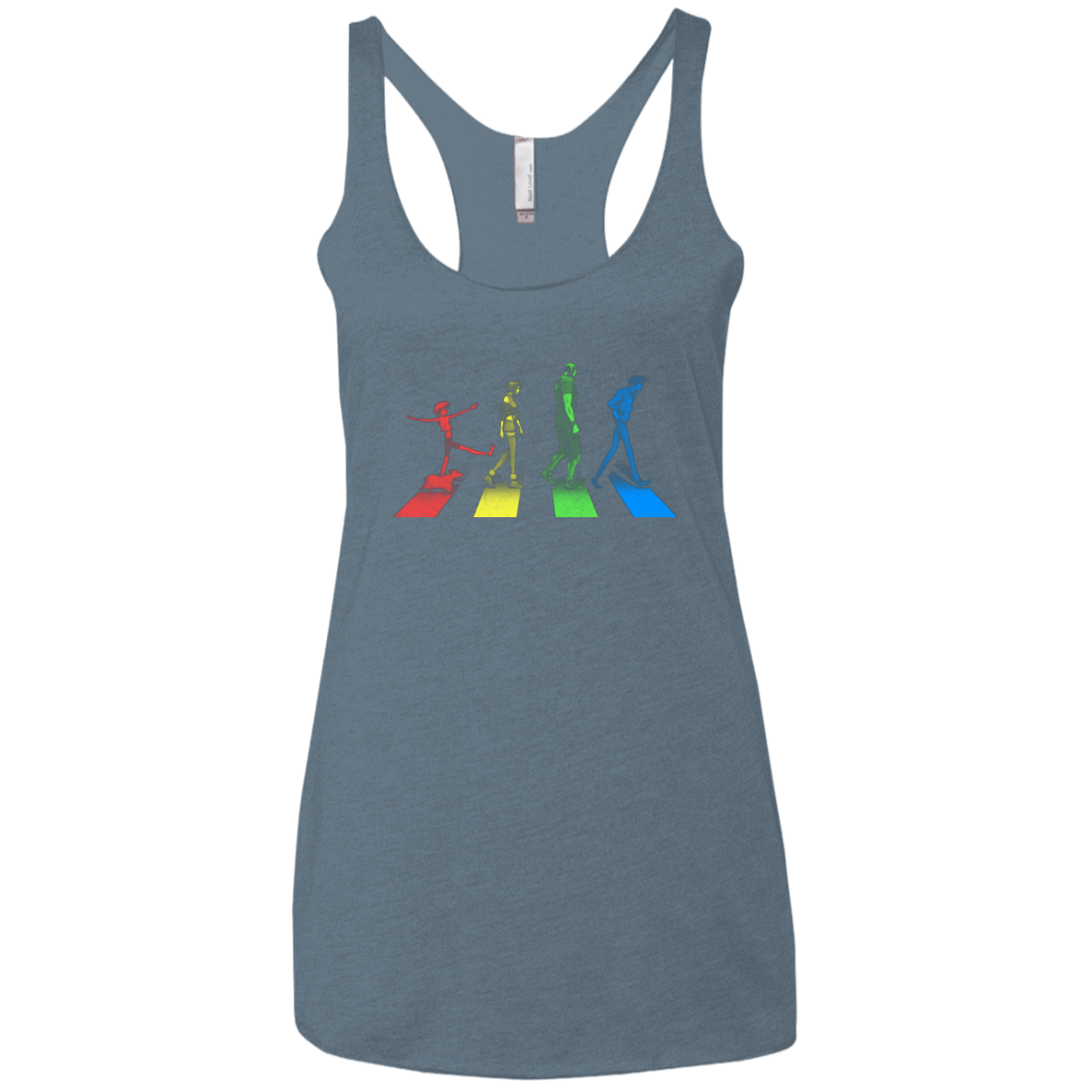 T-Shirts Indigo / X-Small Stray Dog Strut Women's Triblend Racerback Tank