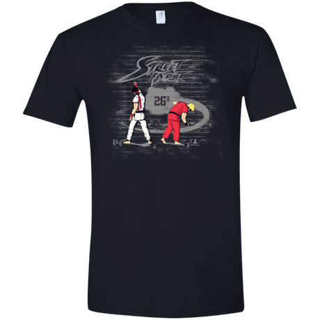 T-Shirts Black / X-Small Street Art Men's Semi-Fitted Softstyle