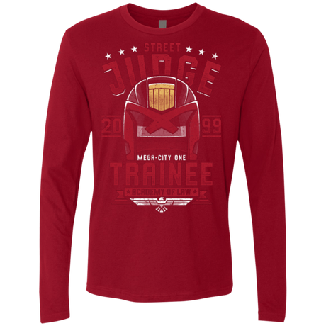 T-Shirts Cardinal / Small Street Judge Men's Premium Long Sleeve