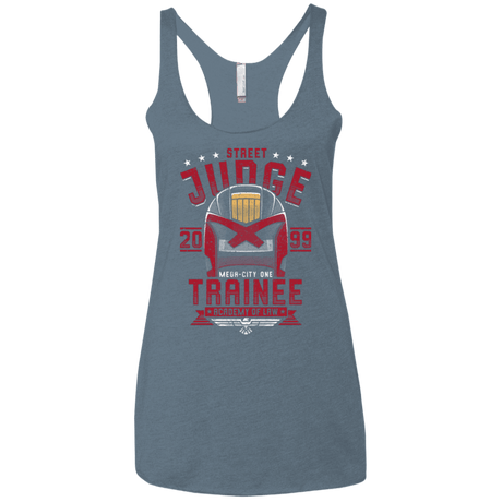 T-Shirts Indigo / X-Small Street Judge Women's Triblend Racerback Tank