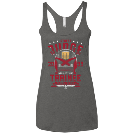 T-Shirts Premium Heather / X-Small Street Judge Women's Triblend Racerback Tank
