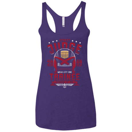 T-Shirts Purple / X-Small Street Judge Women's Triblend Racerback Tank