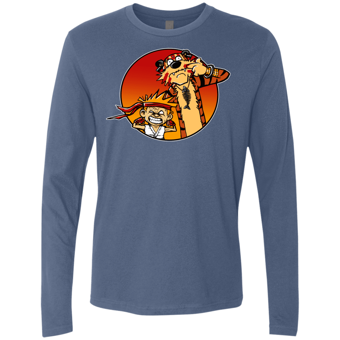 T-Shirts Indigo / S Street Pals Men's Premium Long Sleeve