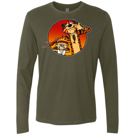 T-Shirts Military Green / S Street Pals Men's Premium Long Sleeve