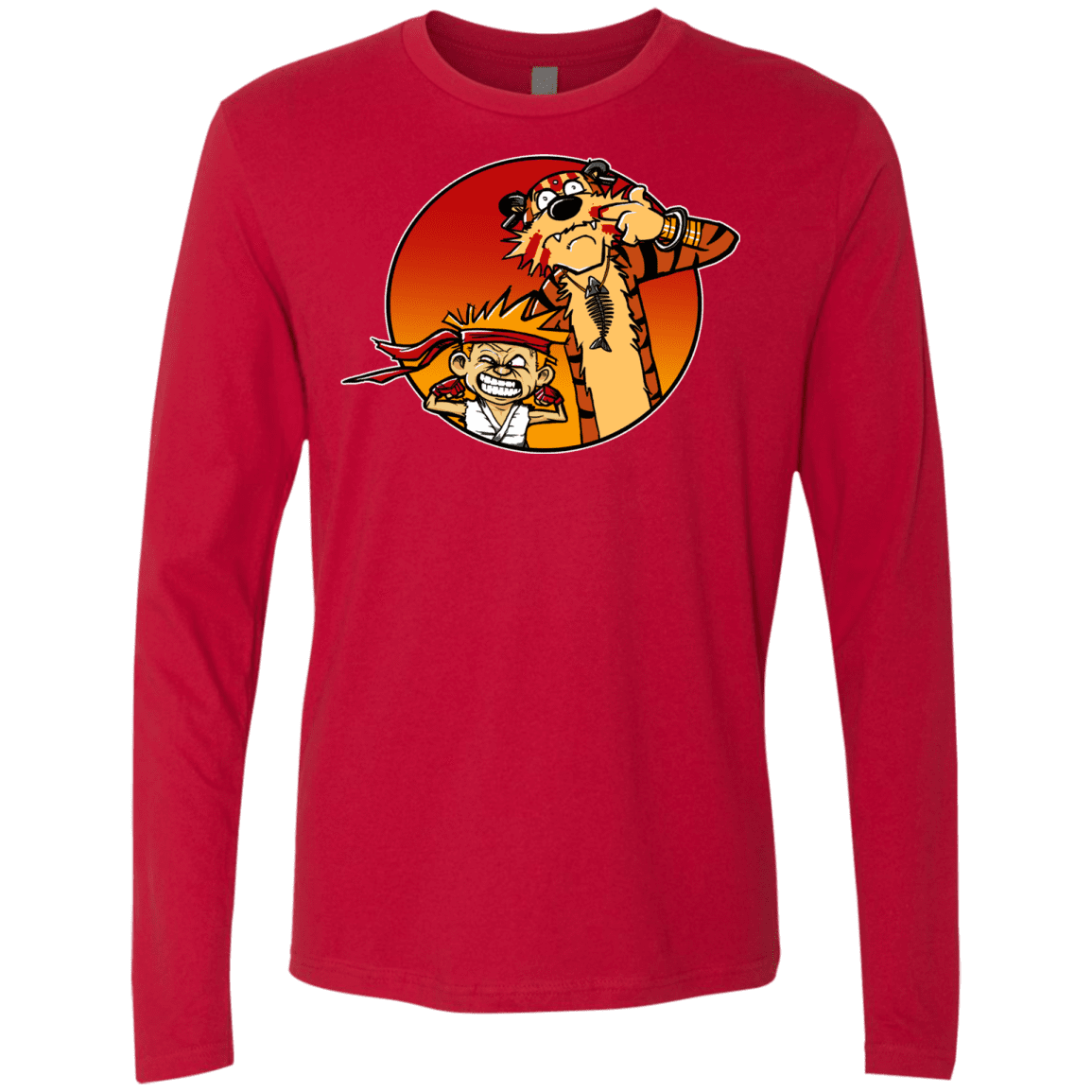 T-Shirts Red / S Street Pals Men's Premium Long Sleeve