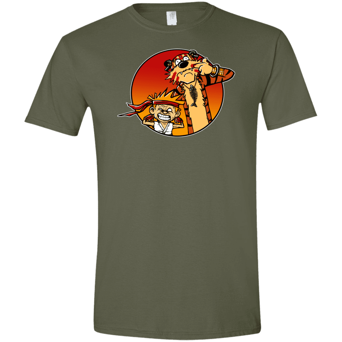 T-Shirts Military Green / S Street Pals Men's Semi-Fitted Softstyle