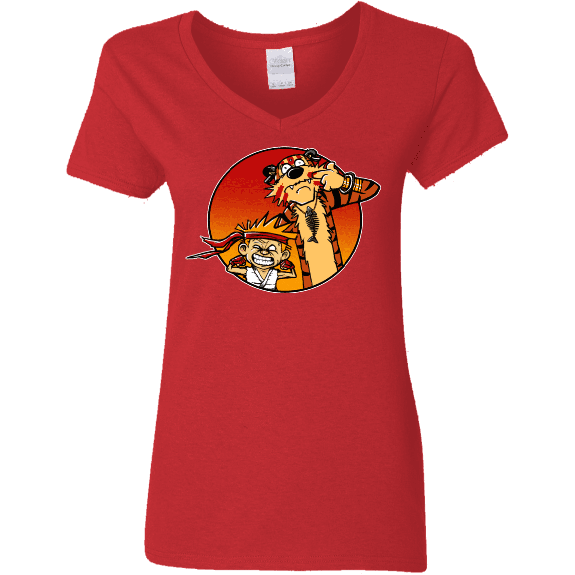 T-Shirts Red / S Street Pals Women's V-Neck T-Shirt