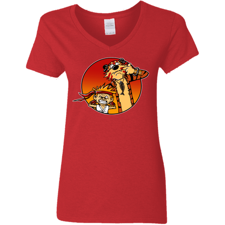 T-Shirts Red / S Street Pals Women's V-Neck T-Shirt