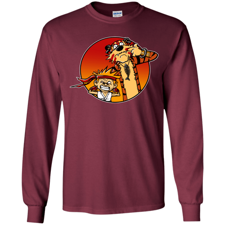 T-Shirts Maroon / YS Street Pals Youth Long Sleeve T-Shirt