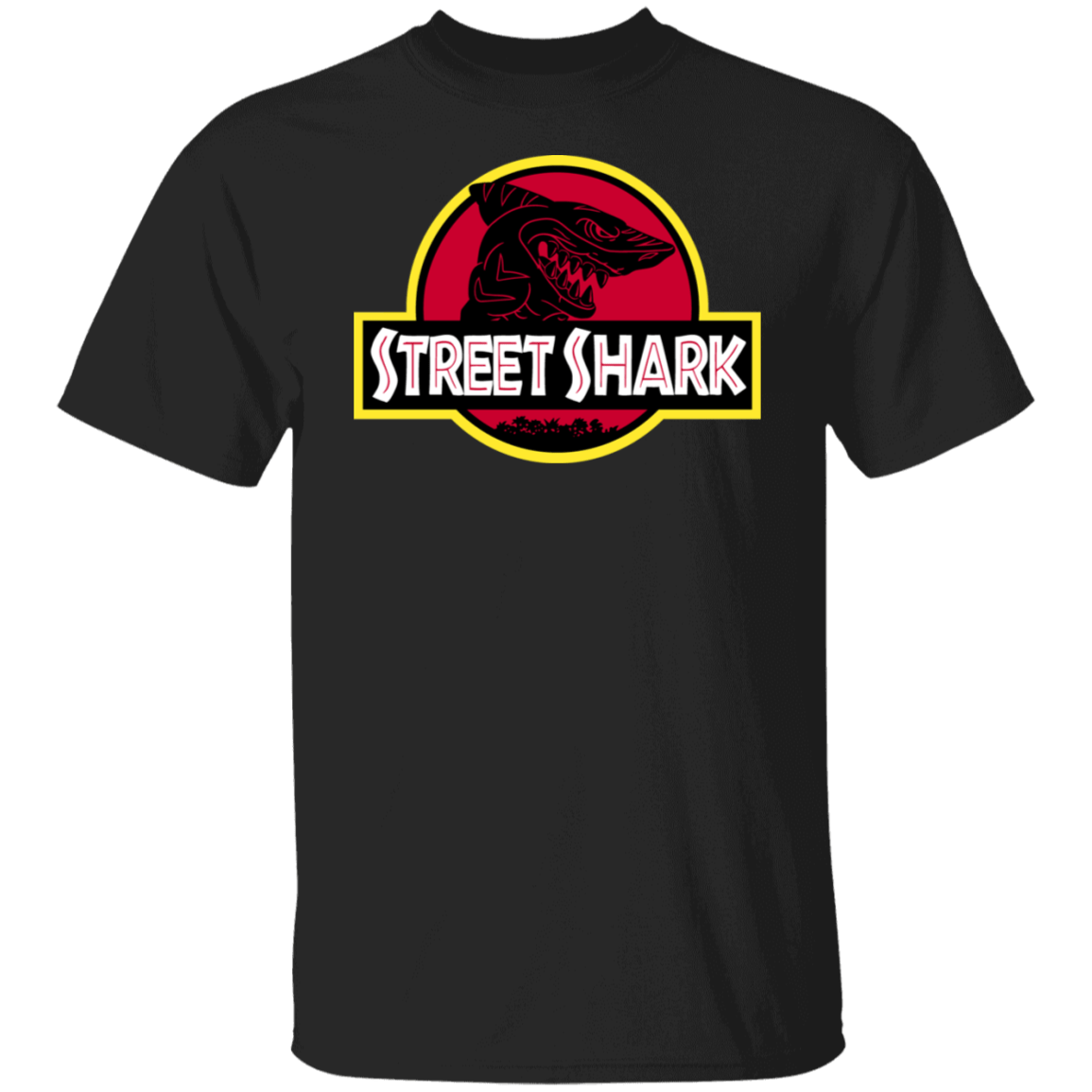 T-Shirts Black / S Street Shark T-Shirt