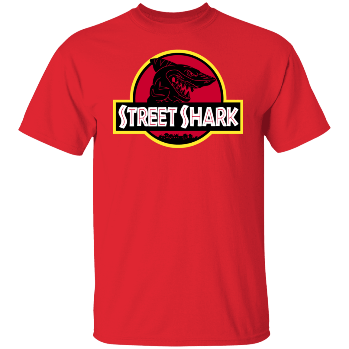 T-Shirts Red / S Street Shark T-Shirt