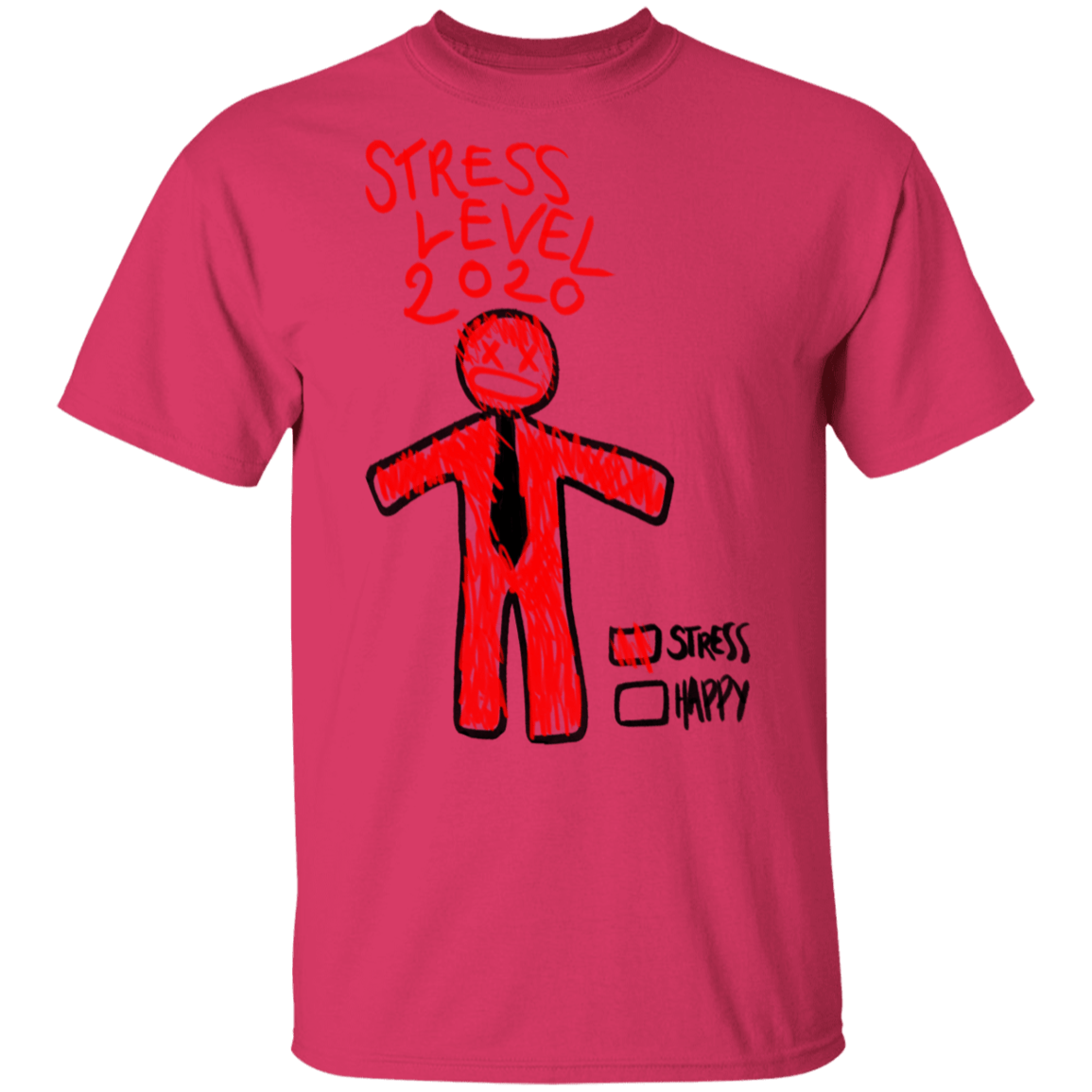 T-Shirts Heliconia / S Stress Level T-Shirt