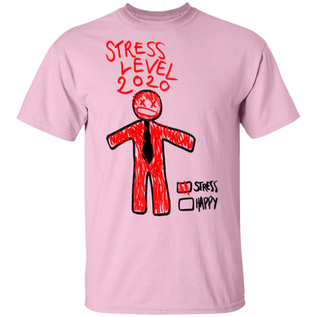 T-Shirts Light Pink / S Stress Level T-Shirt