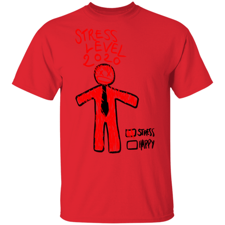 T-Shirts Red / S Stress Level T-Shirt