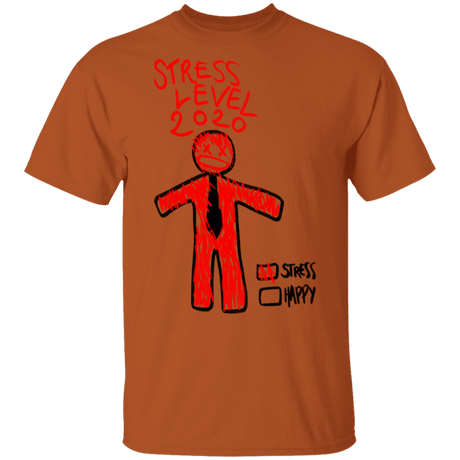 T-Shirts Texas Orange / S Stress Level T-Shirt