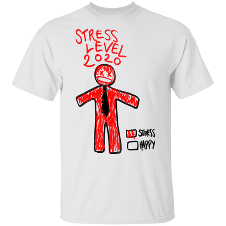 T-Shirts White / S Stress Level T-Shirt