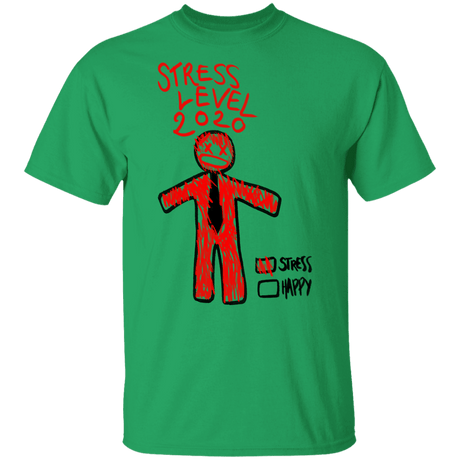 T-Shirts Irish Green / YXS Stress Level Youth T-Shirt